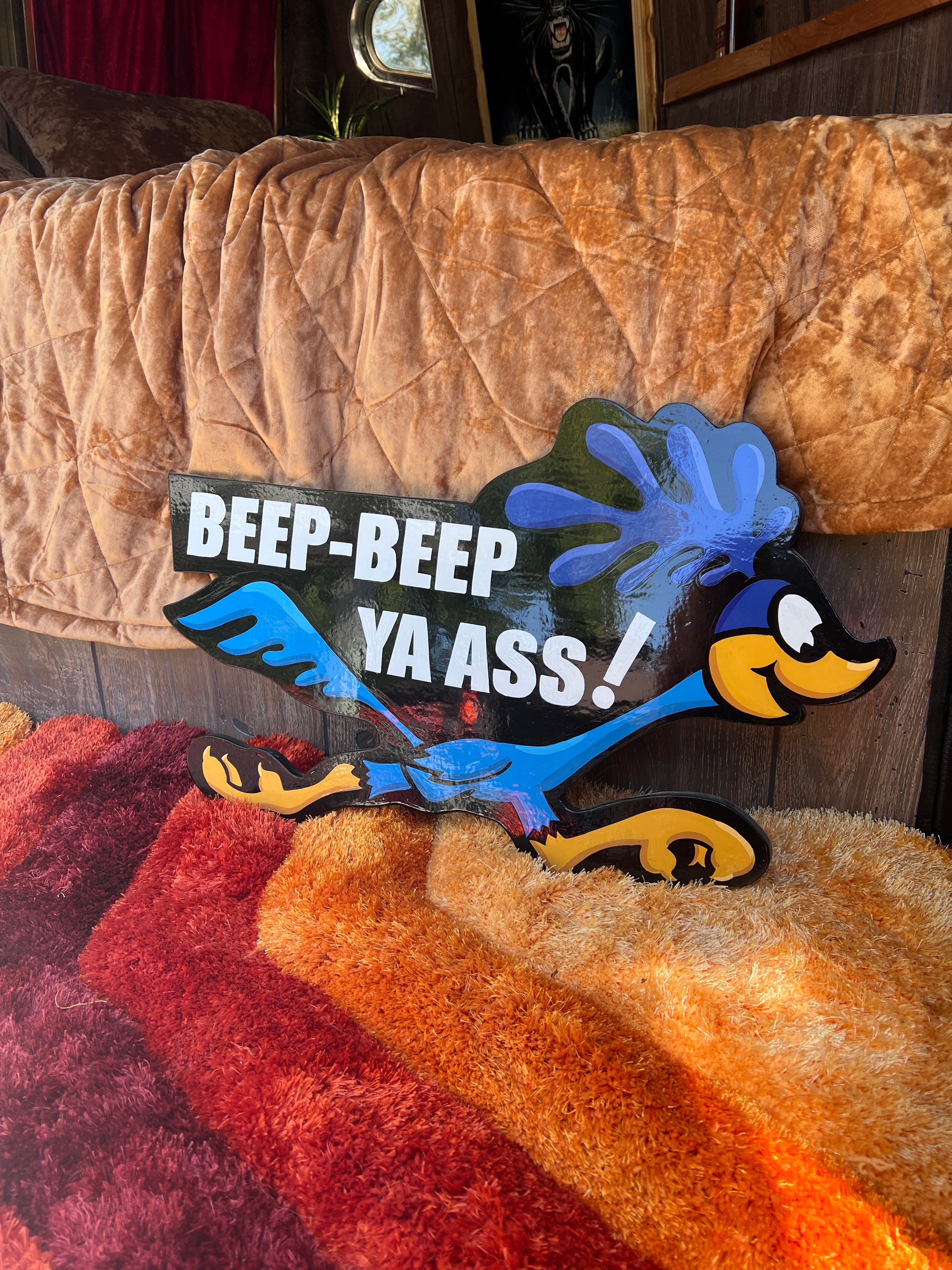 Road Runner Mopar Custom Sign | Strange Bird Art